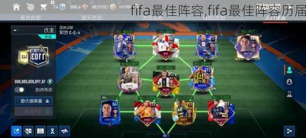 fifa最佳阵容,fifa最佳阵容历届