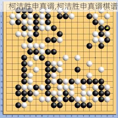 柯洁胜申真谞,柯洁胜申真谞棋谱