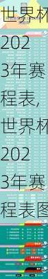 世界杯2023年赛程表,世界杯2023年赛程表图