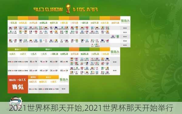 2021世界杯那天开始,2021世界杯那天开始举行