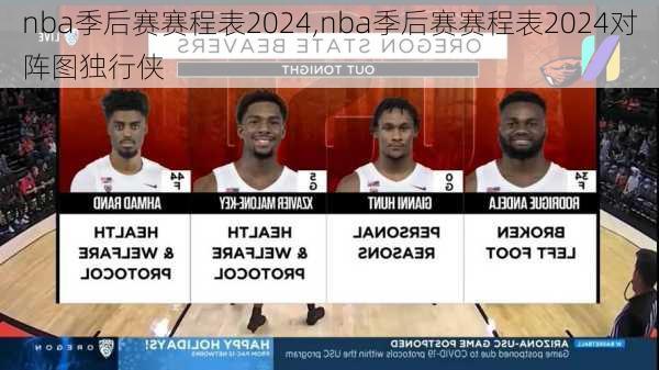 nba季后赛赛程表2024,nba季后赛赛程表2024对阵图独行侠