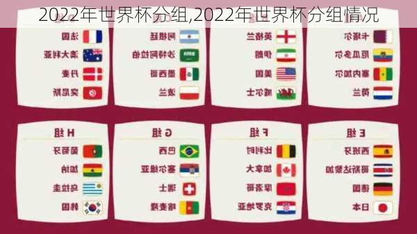 2022年世界杯分组,2022年世界杯分组情况