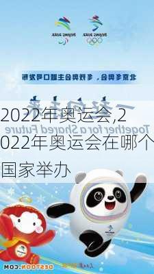 2022年奥运会,2022年奥运会在哪个国家举办