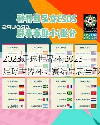 2023足球世界杯,2023足球世界杯比赛结果表全部