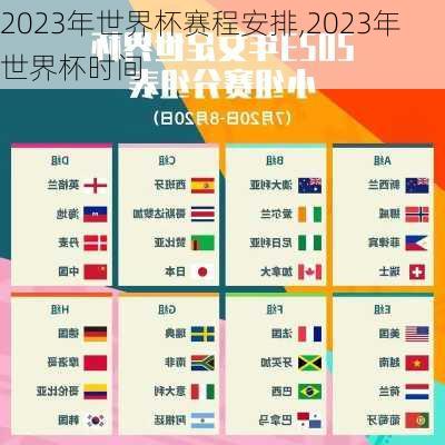 2023年世界杯赛程安排,2023年世界杯时间