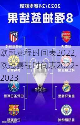 欧冠赛程时间表2022,欧冠赛程时间表2022-2023