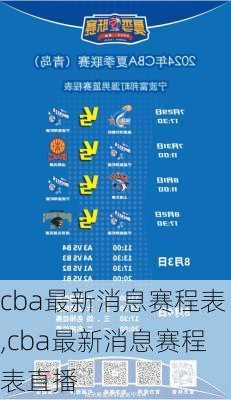 cba最新消息赛程表,cba最新消息赛程表直播