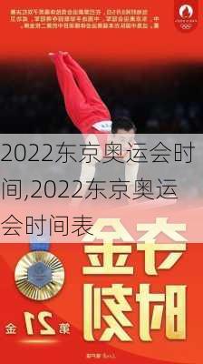 2022东京奥运会时间,2022东京奥运会时间表