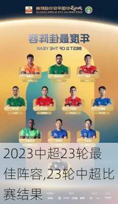 2023中超23轮最佳阵容,23轮中超比赛结果