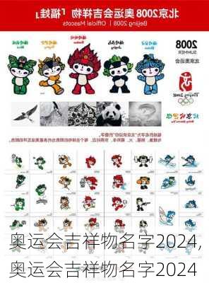 奥运会吉祥物名字2024,奥运会吉祥物名字2024