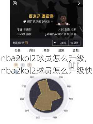 nba2kol2球员怎么升级,nba2kol2球员怎么升级快