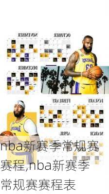 nba新赛季常规赛赛程,nba新赛季常规赛赛程表