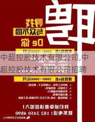 中超控股技术有限公司,中超控股技术有限公司招聘