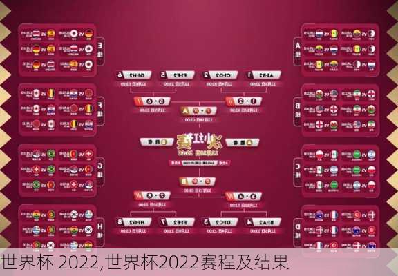 世界杯 2022,世界杯2022赛程及结果