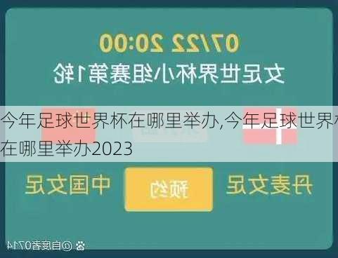 今年足球世界杯在哪里举办,今年足球世界杯在哪里举办2023