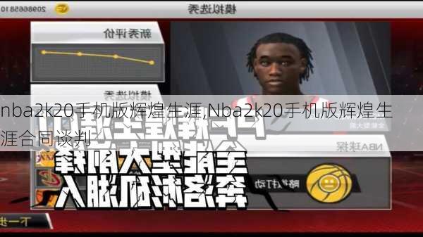 nba2k20手机版辉煌生涯,Nba2k20手机版辉煌生涯合同谈判