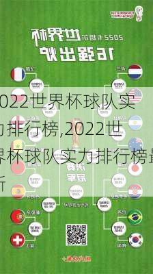 2022世界杯球队实力排行榜,2022世界杯球队实力排行榜最新