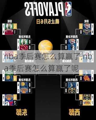 nba季后赛怎么算赢了,nba季后赛怎么算赢了呢