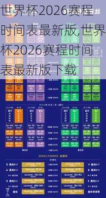 世界杯2026赛程时间表最新版,世界杯2026赛程时间表最新版下载