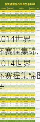 2014世界杯赛程集锦,2014世界杯赛程集锦图片