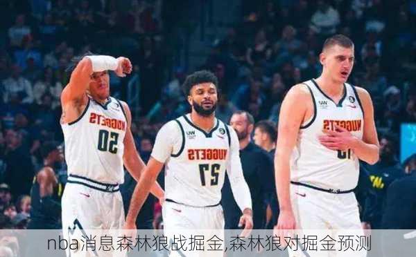 nba消息森林狼战掘金,森林狼对掘金预测