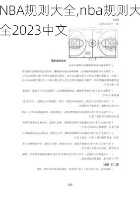 NBA规则大全,nba规则大全2023中文