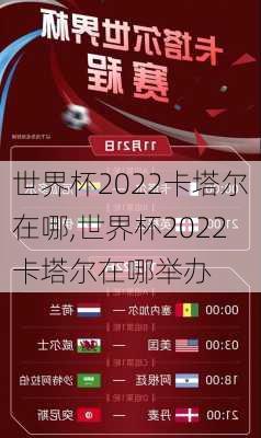 世界杯2022卡塔尔在哪,世界杯2022卡塔尔在哪举办