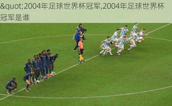 "2004年足球世界杯冠军,2004年足球世界杯冠军是谁