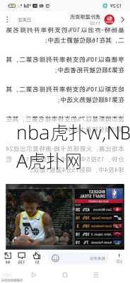 nba虎扑w,NBA虎扑网