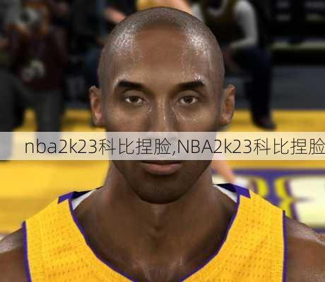 nba2k23科比捏脸,NBA2k23科比捏脸