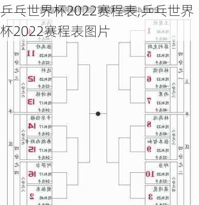 乒乓世界杯2022赛程表,乒乓世界杯2022赛程表图片