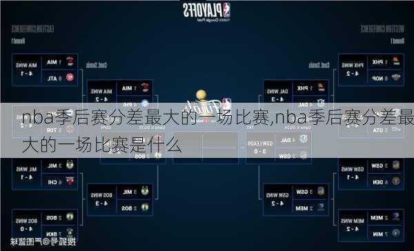 nba季后赛分差最大的一场比赛,nba季后赛分差最大的一场比赛是什么