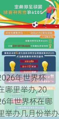 2026年世界杯在哪里举办,2026年世界杯在哪里举办几月份举办