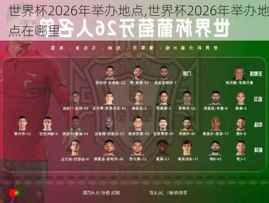 世界杯2026年举办地点,世界杯2026年举办地点在哪里