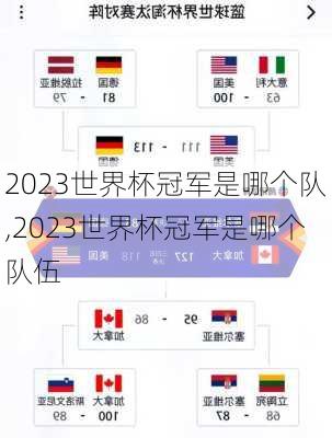 2023世界杯冠军是哪个队,2023世界杯冠军是哪个队伍