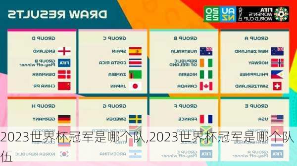 2023世界杯冠军是哪个队,2023世界杯冠军是哪个队伍