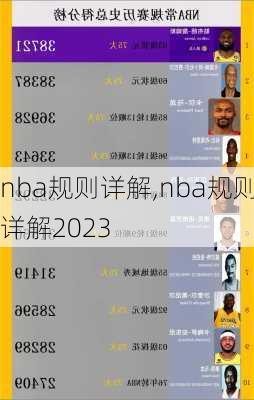 nba规则详解,nba规则详解2023