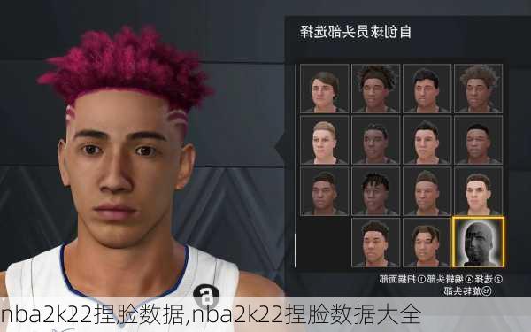 nba2k22捏脸数据,nba2k22捏脸数据大全