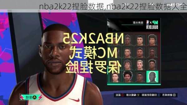 nba2k22捏脸数据,nba2k22捏脸数据大全