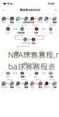 NBA球赛赛程,nba球赛赛程表