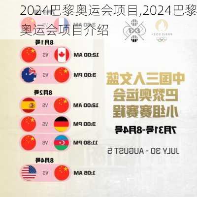 2024巴黎奥运会项目,2024巴黎奥运会项目介绍