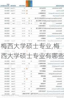 梅西大学硕士专业,梅西大学硕士专业有哪些