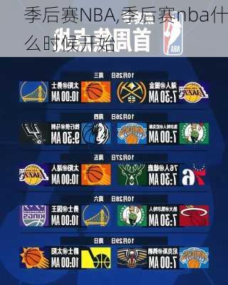 季后赛NBA,季后赛nba什么时候开始