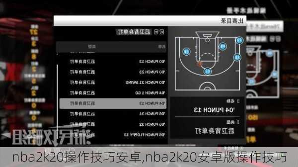 nba2k20操作技巧安卓,nba2k20安卓版操作技巧