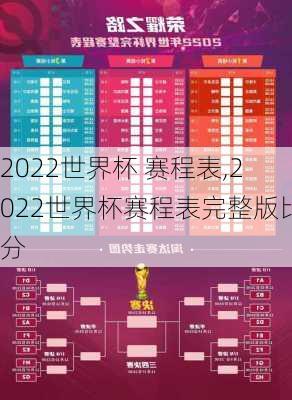 2022世界杯 赛程表,2022世界杯赛程表完整版比分