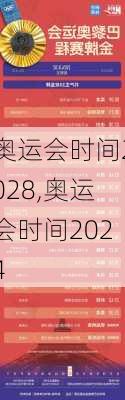 奥运会时间2028,奥运会时间2024