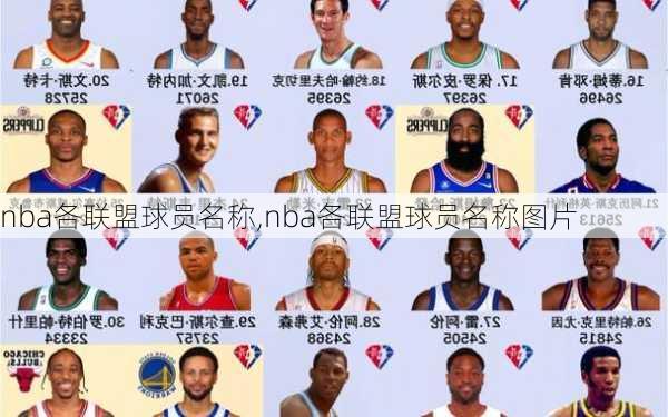 nba各联盟球员名称,nba各联盟球员名称图片