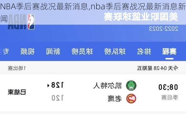 NBA季后赛战况最新消息,nba季后赛战况最新消息新闻