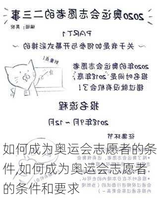 如何成为奥运会志愿者的条件,如何成为奥运会志愿者的条件和要求