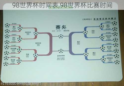 98世界杯时间表,98世界杯比赛时间